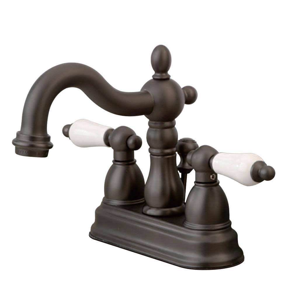 Polished Brass Centerset Lavatory Faucet with Retail Pop-Up N772799