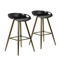 Black/Gold Bar Stool E245