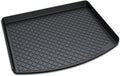 Black Heavy Duty Rubber Waterproof Rear Cargo Tray Trunk Floor Mat Protector Pack of 2 L273