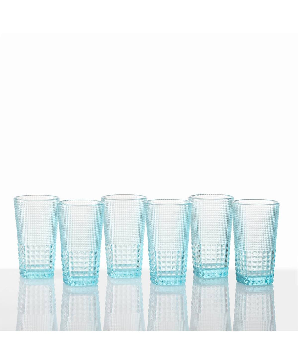 Blue Ice Beverage Glass, Set of 6 L823