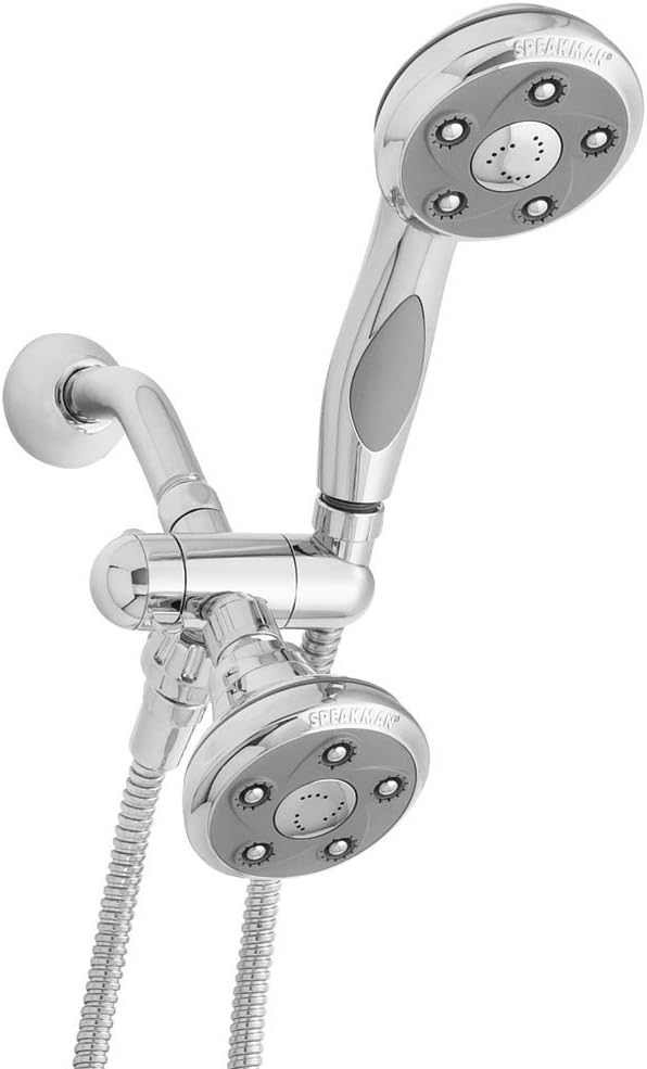Polished Chrome 2-Way Shower Combination, 2.5 GPM Y35616