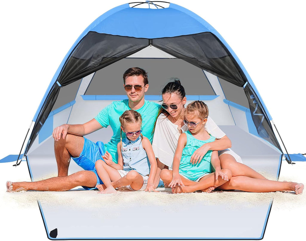 Large Beach Tent with Extended Floor & 3 Ventilating Mesh Windows K961