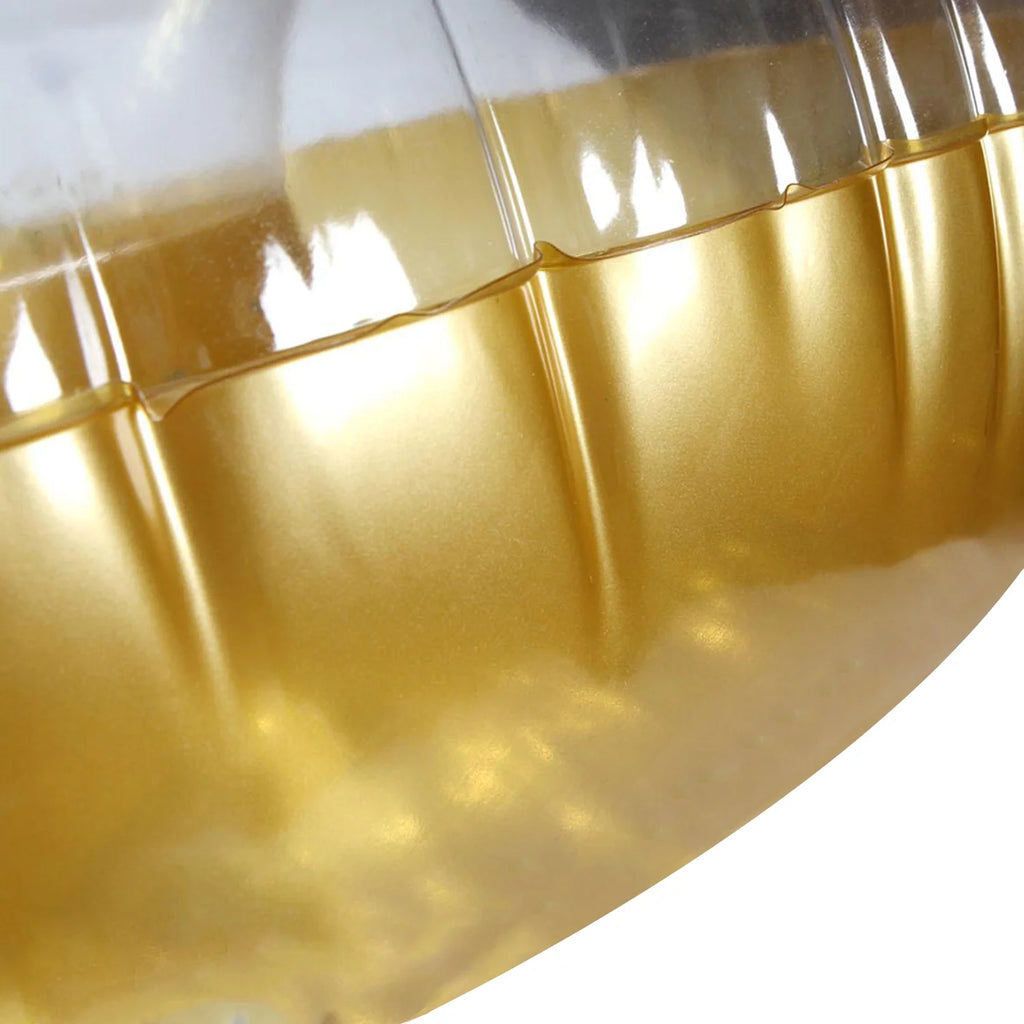 48 Inches Gold Inflatable Tube Swim Ring Pool Float L977