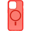 Clear Back Cover for MagSafe Polycarbonate Synthetic Rubber Red X421932