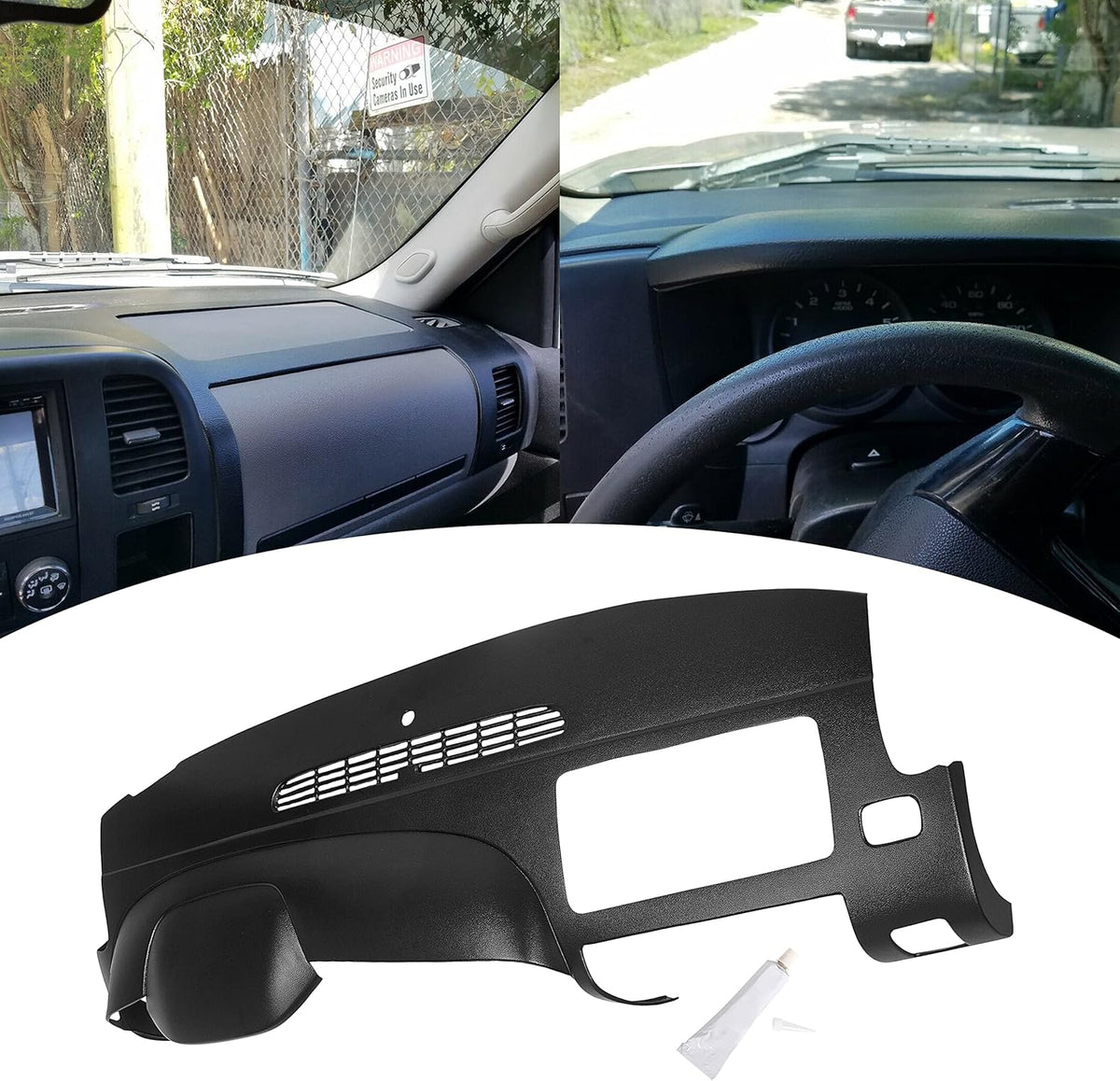 Textured Black Dash Board Cover O3115