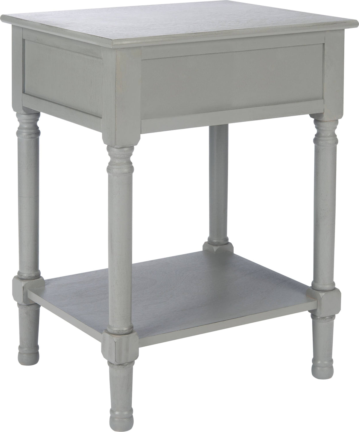 Distressed Grey 1 Drawer Accent Table N7714