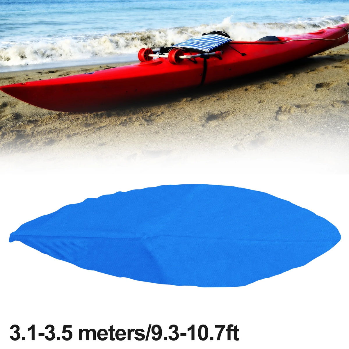 Blue Waterproof Kayak Cover 9.3-10.7ft L5092