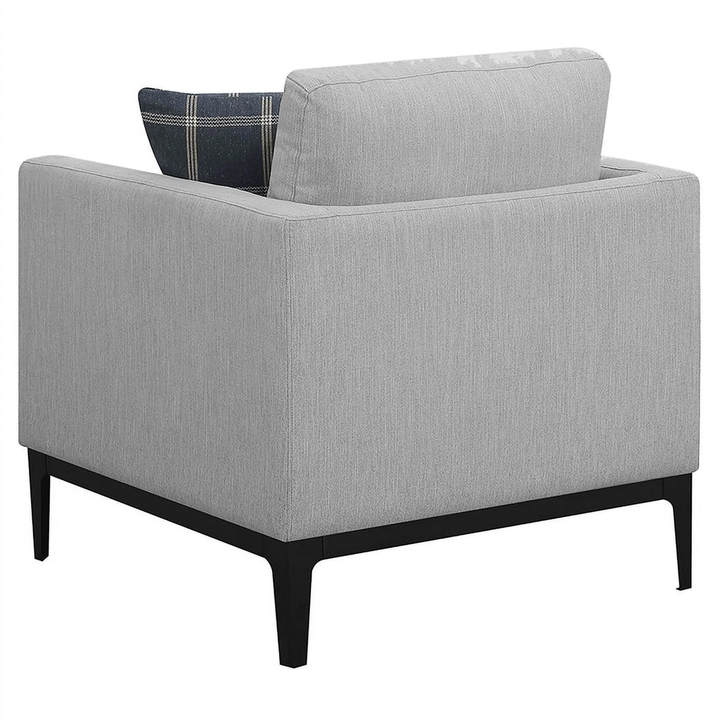 3-piece Fabric Living Room Set in Light Gray M643