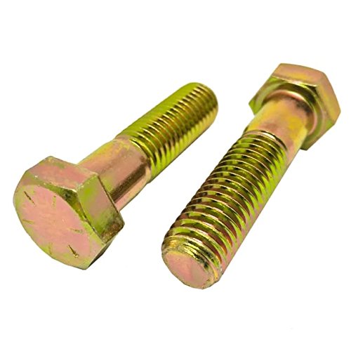 9/16-12 x 2 3/4 Hex Cap Screw Grade 8 Zinc Yellow Plated Steel, 25 pcs W543