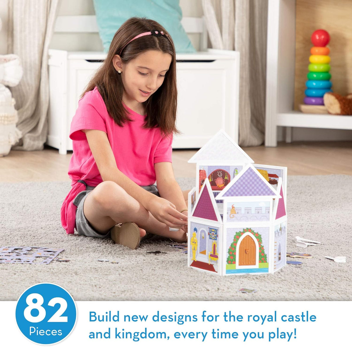 Medieval Castle Magnetic Dress-Up Play Set O5132