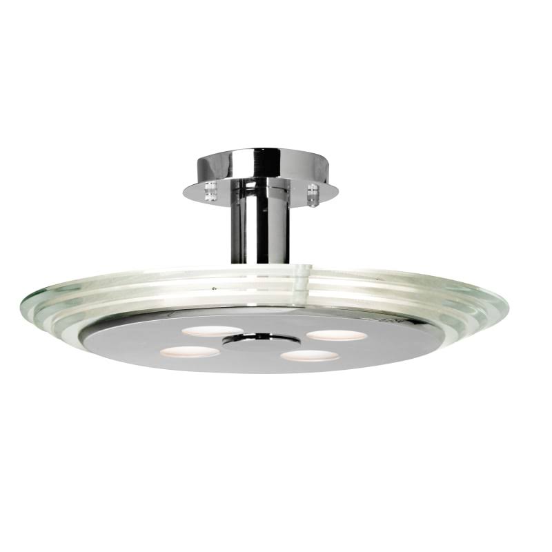 Chrome 4 Light Semi-Flush B6234