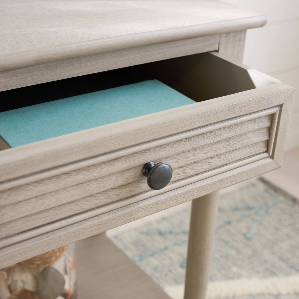 Distressed Grey 1 Drawer Accent Table N7714