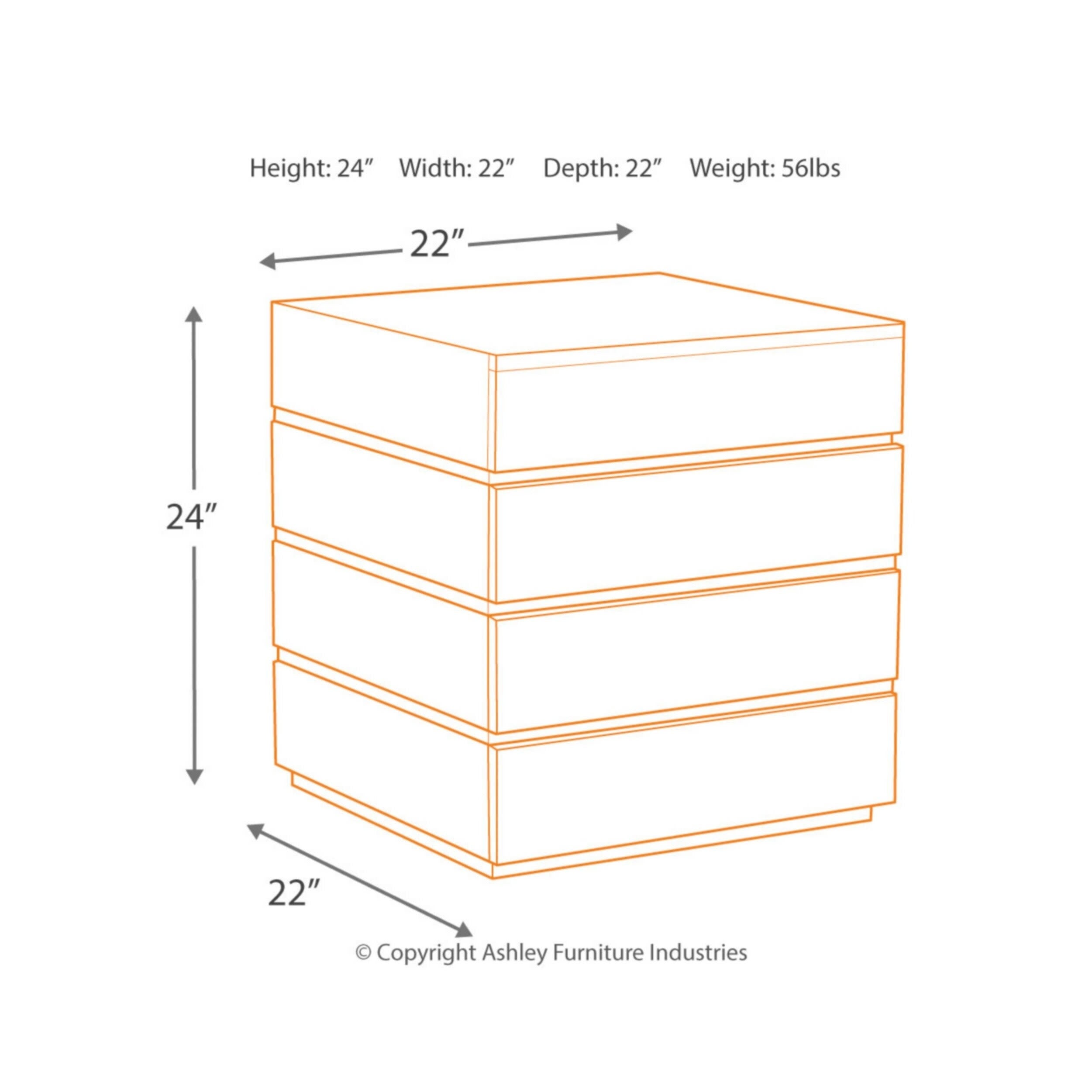 Transparent Black Square End Table T588931