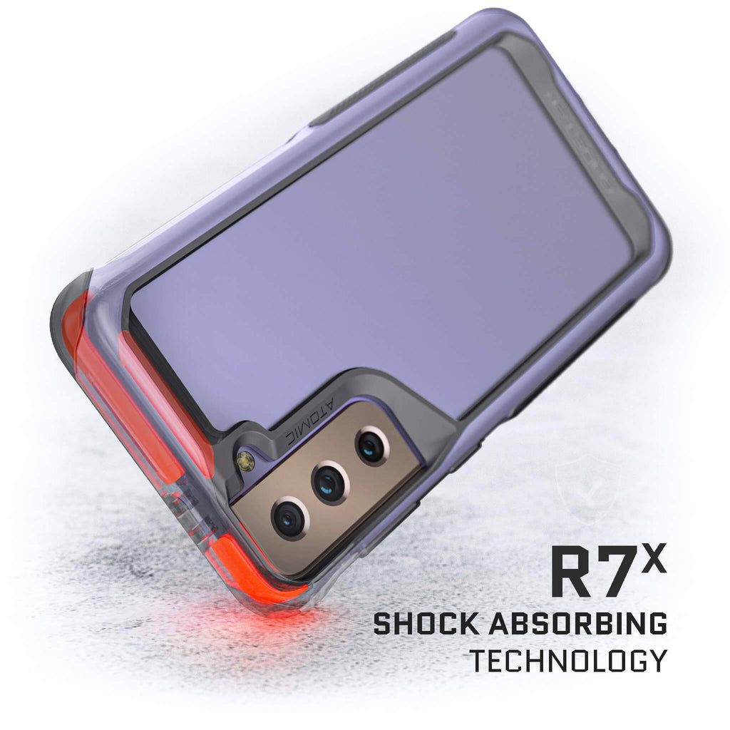 Violet Clear Metal Case J7376