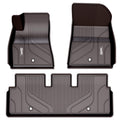 Black TPE Car Floor Mats for Tesla Model 3 G4661