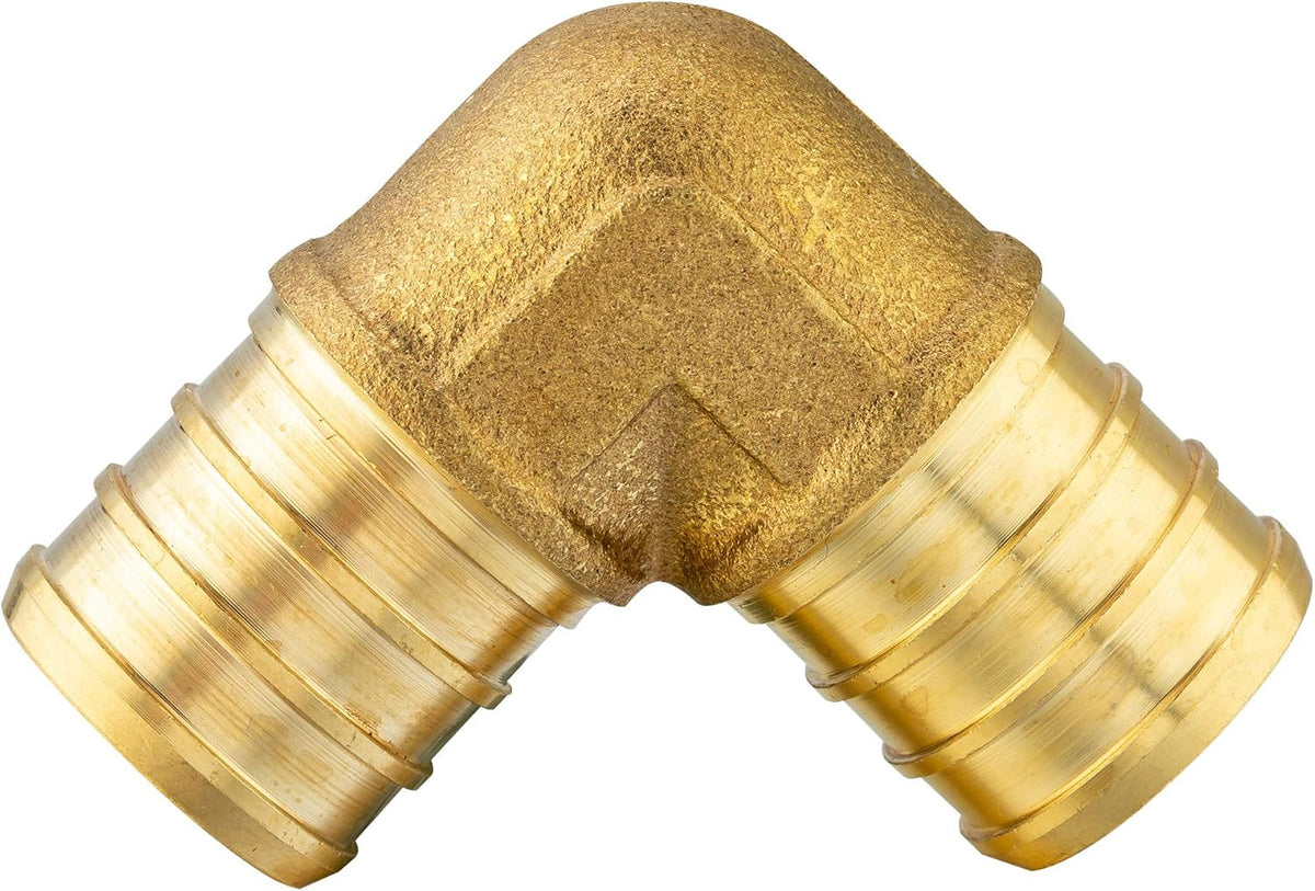 3/4" Pex Fittings Tee Elbow and Coupling, 8 Pieces Each, Lead Free T951789