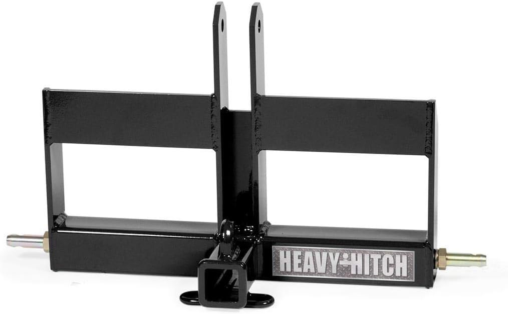 3 Point Hitch Receiver Drawbar with Offset Suitcase Weight Bracket B4401