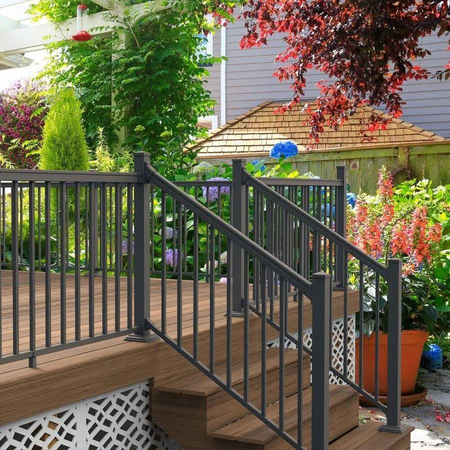 Matte Bronze Aluminum Rail Stair Kit Q992