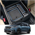 Console Organizer Tray ABS Black Red Trim R1230