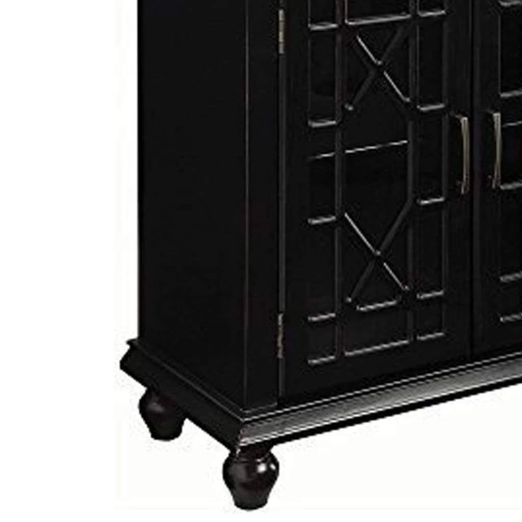 Black Accent Cabinet D4377