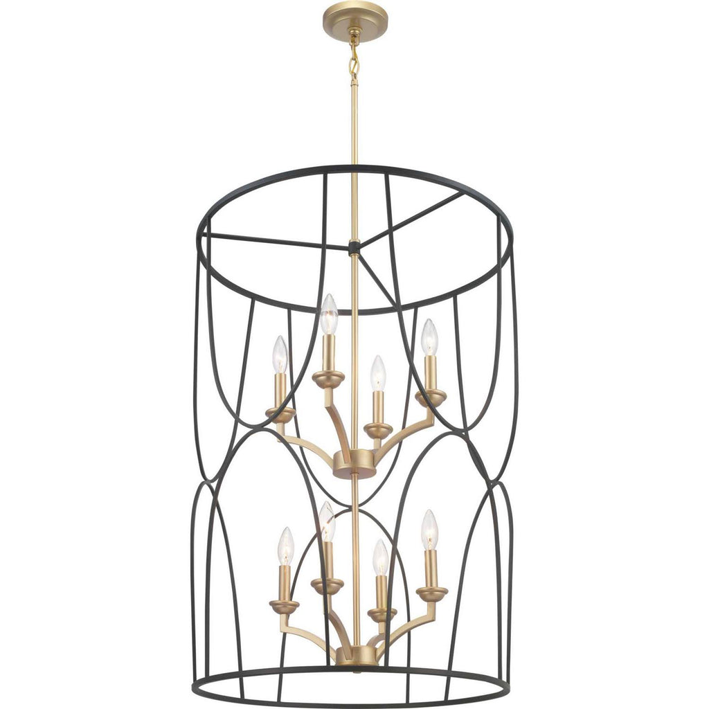 Eight Light Foyer Black R391350