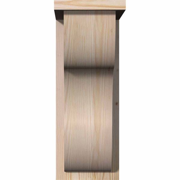 Carmel Smooth Corbel with Backplate, Douglas Fir C207