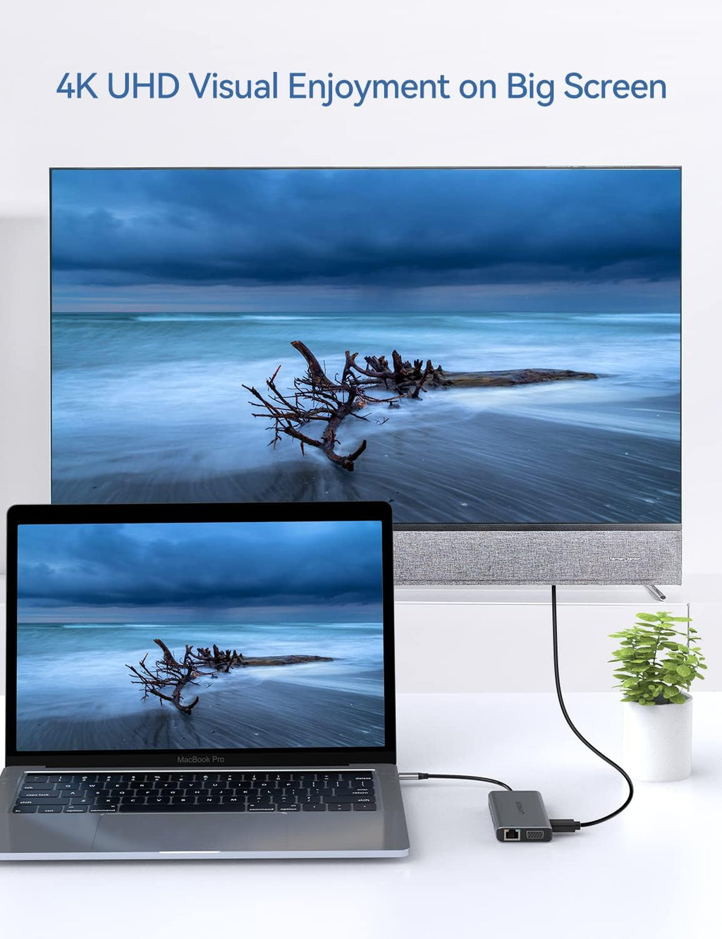 12-in-1 USB C Hub with Dual 4K HDMI, Ethernet, USB 3.0, SD Card Reader A154382