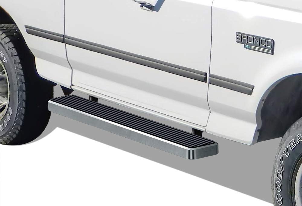 Black Powder Coated 5in Running Boards U8456