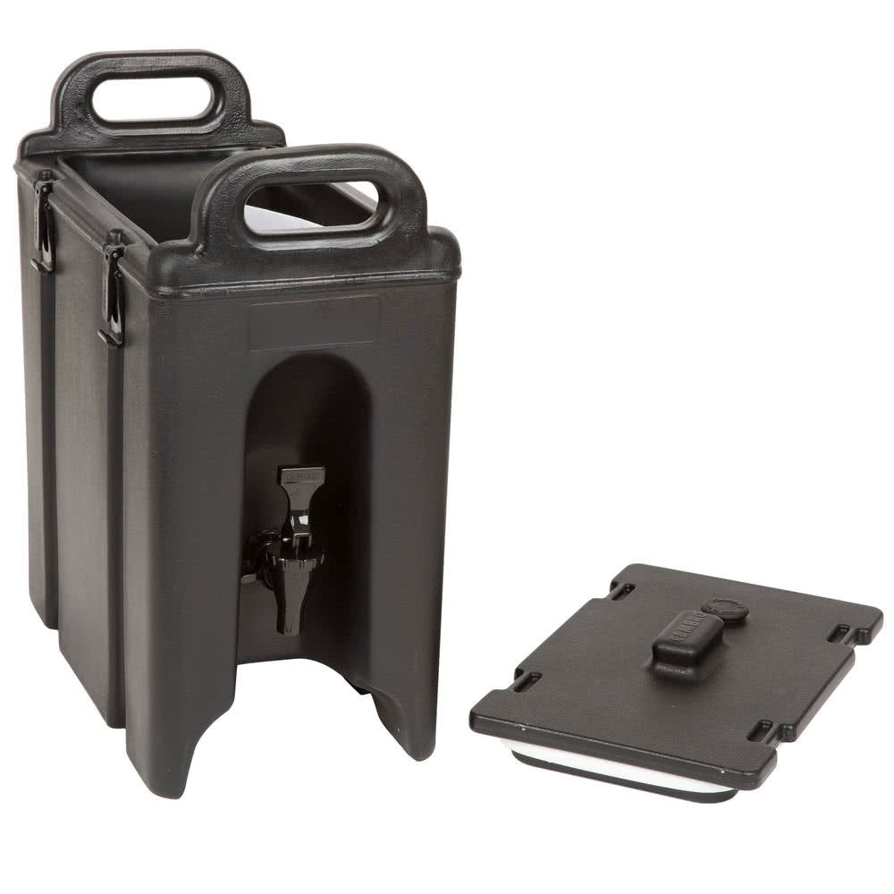 Black 2.5 Gal. Beverage Camtainer Q600