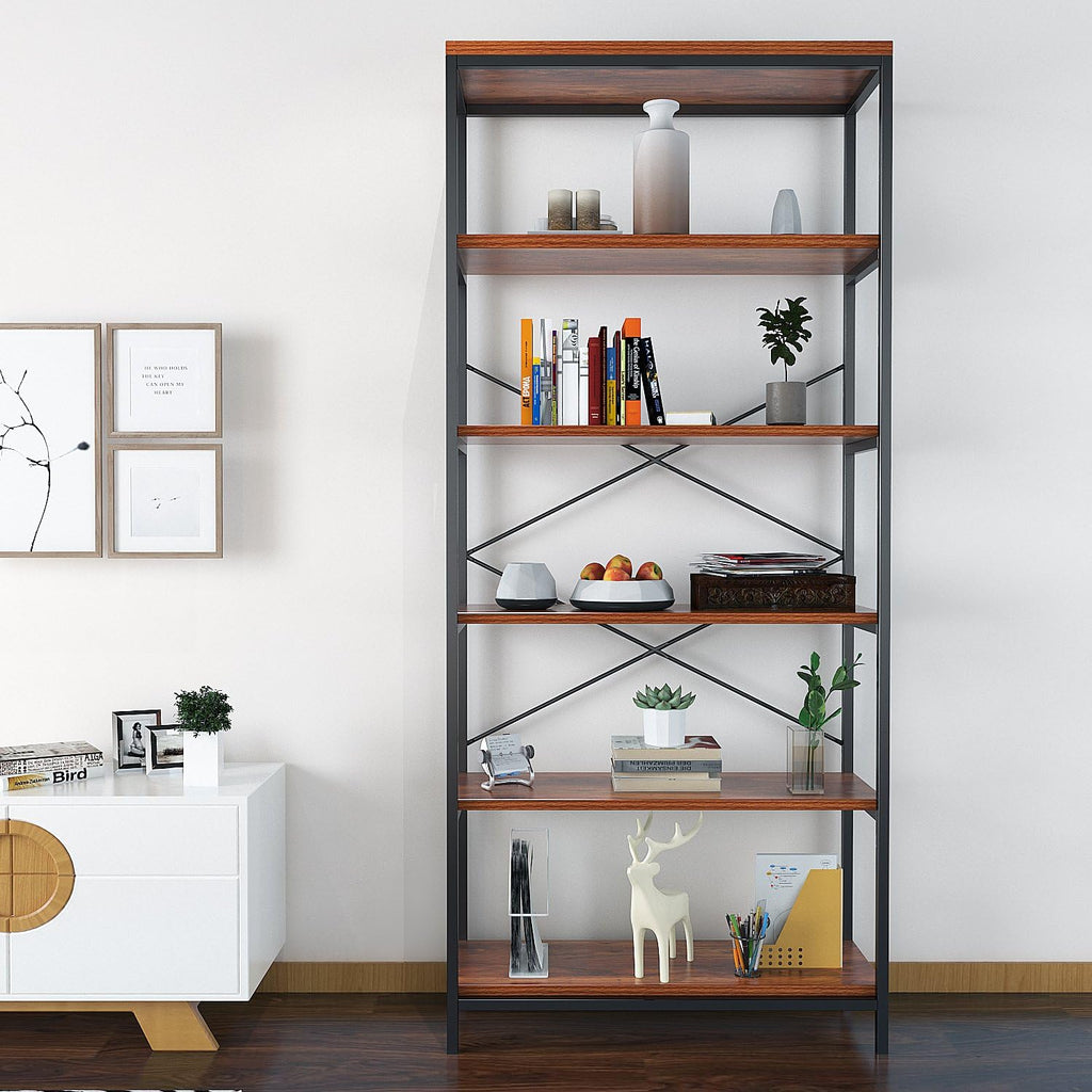 5-Tier Rustic Wood Bookcase G74824