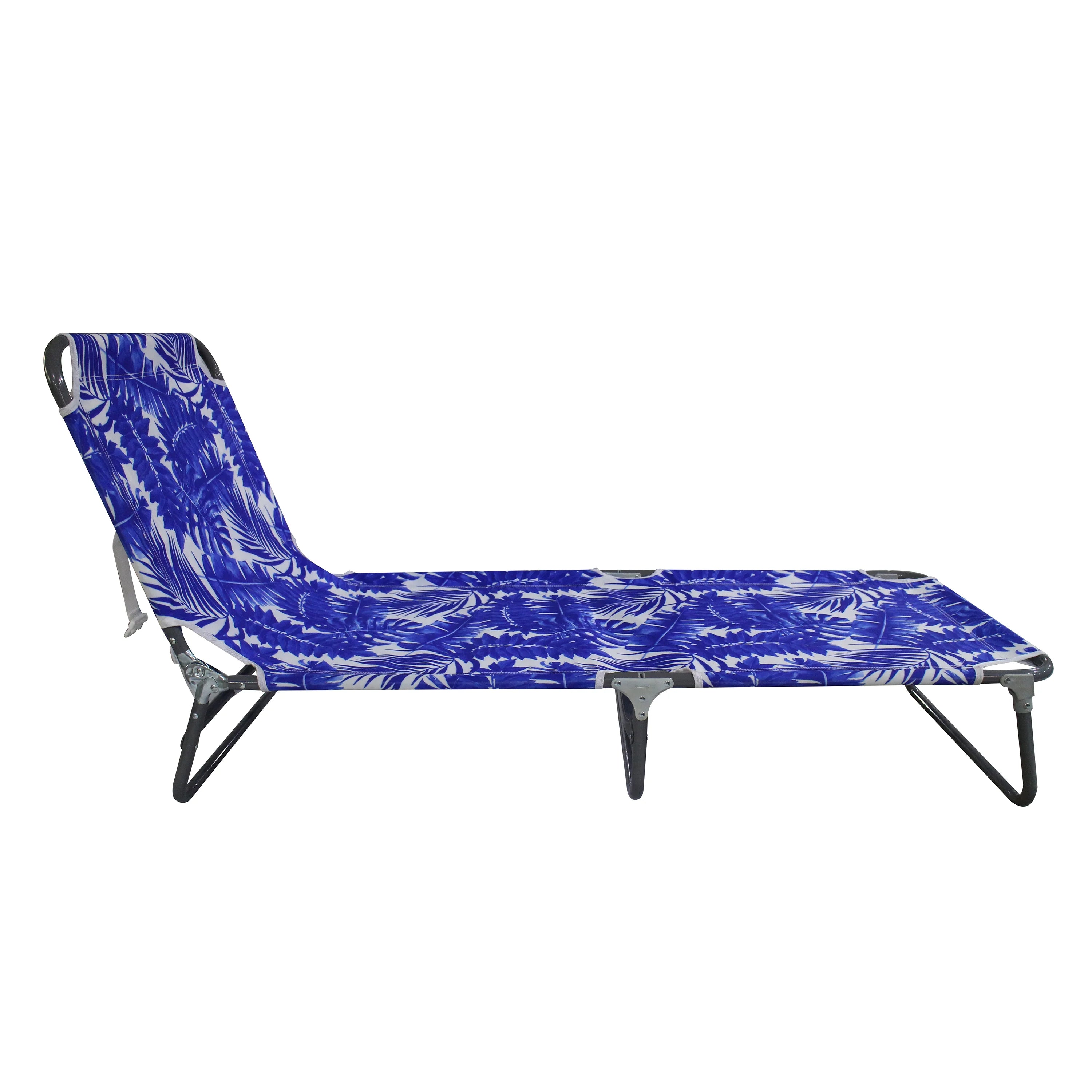 Blue Palm Oversize Beach Lounger A323
