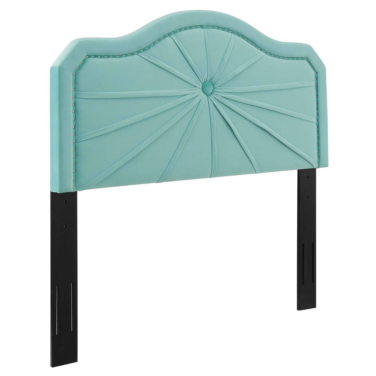 Mint Performance Velvet Headboard H85109