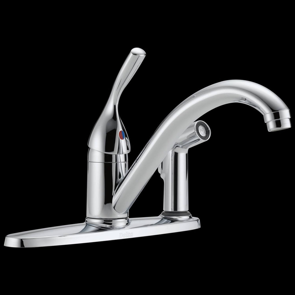 Chrome Single Handle Kitchen Faucet F444210