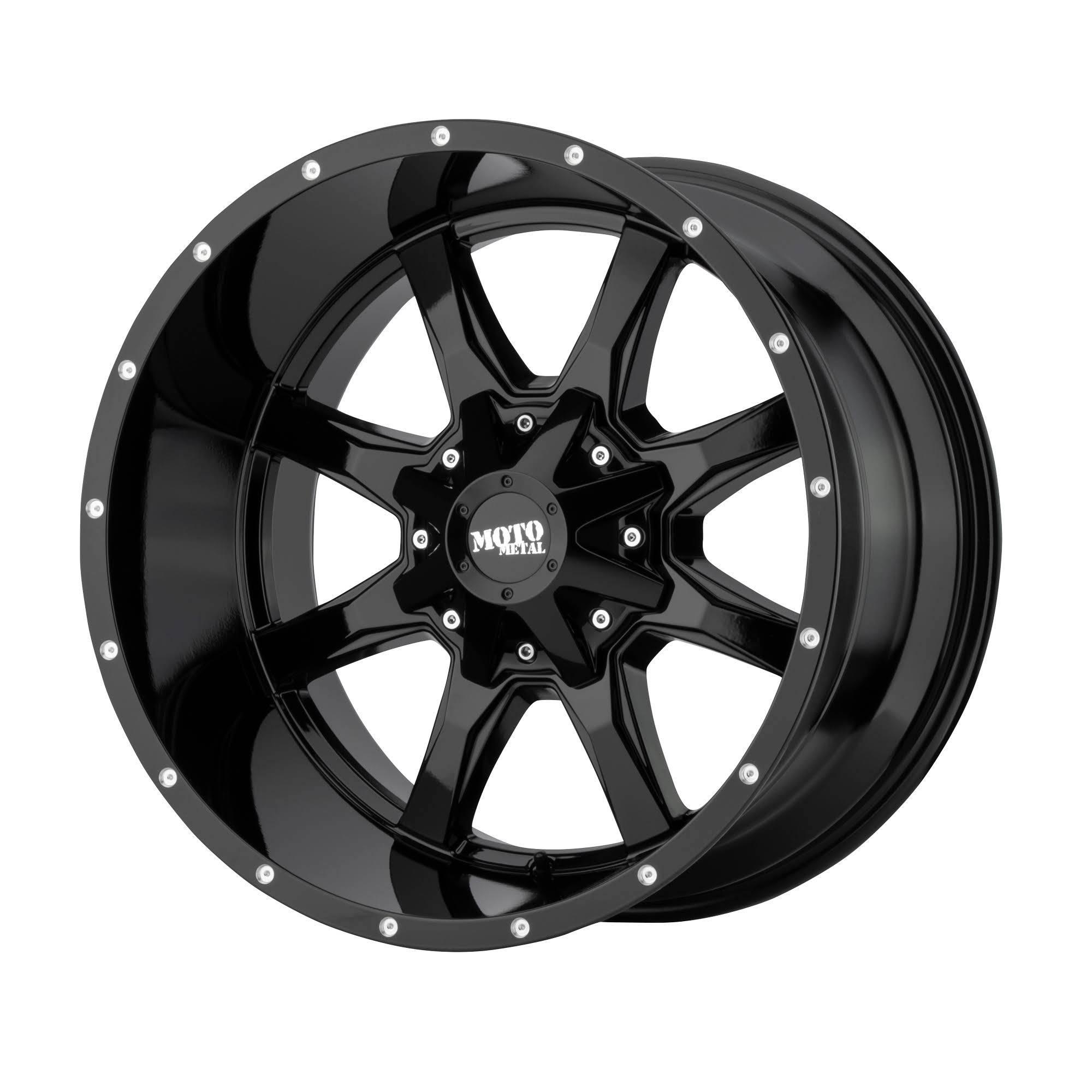 Gloss Black 18x22 Wheel D8809