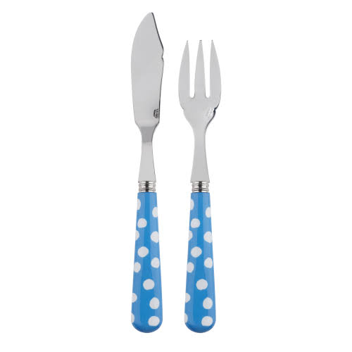 Set of 4 Light Blue Fish Set O695839