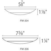 24 Pack 6x22W LED Flush Mount White W40866