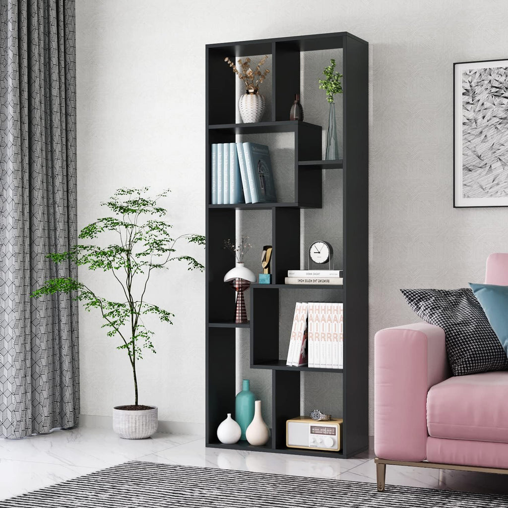 Black 8 Tier Bookcase L250285