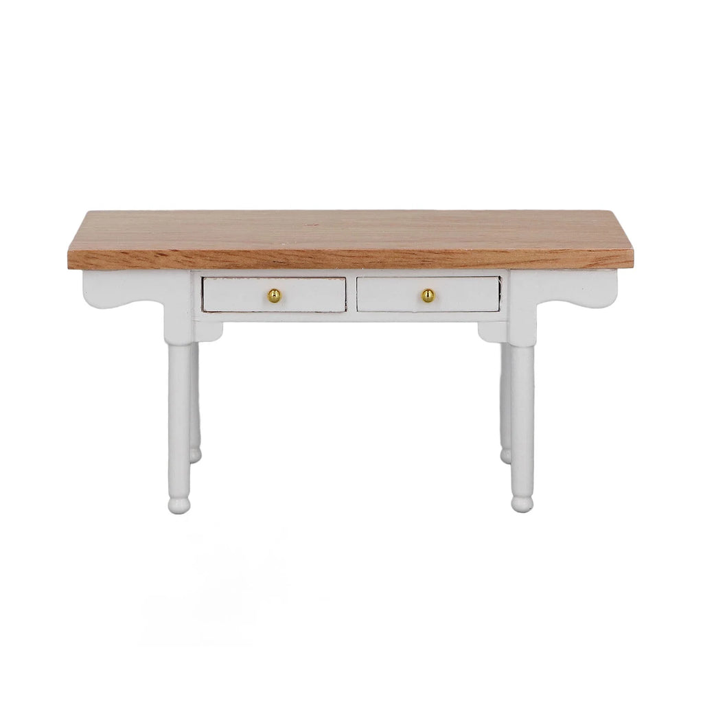 12 Dollhouse Desk Miniature Wooden Table N474