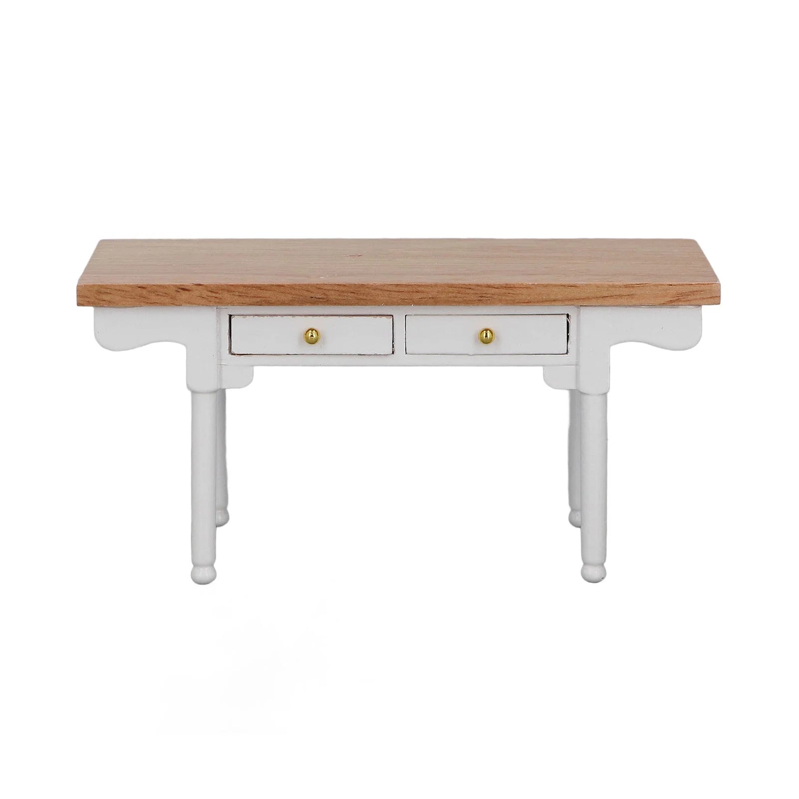12 Dollhouse Desk Miniature Wooden Table N474