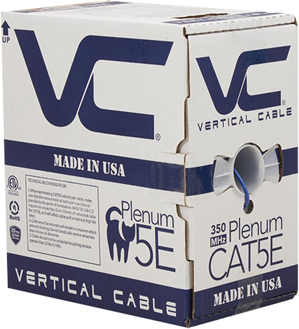 Bulk Ethernet Cable, 1000ft, Blue E9897