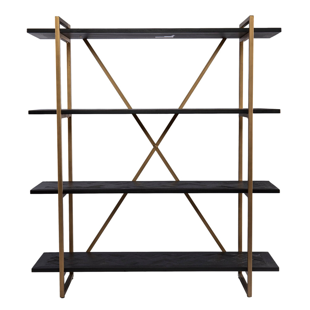Black Wood Bookshelf I587