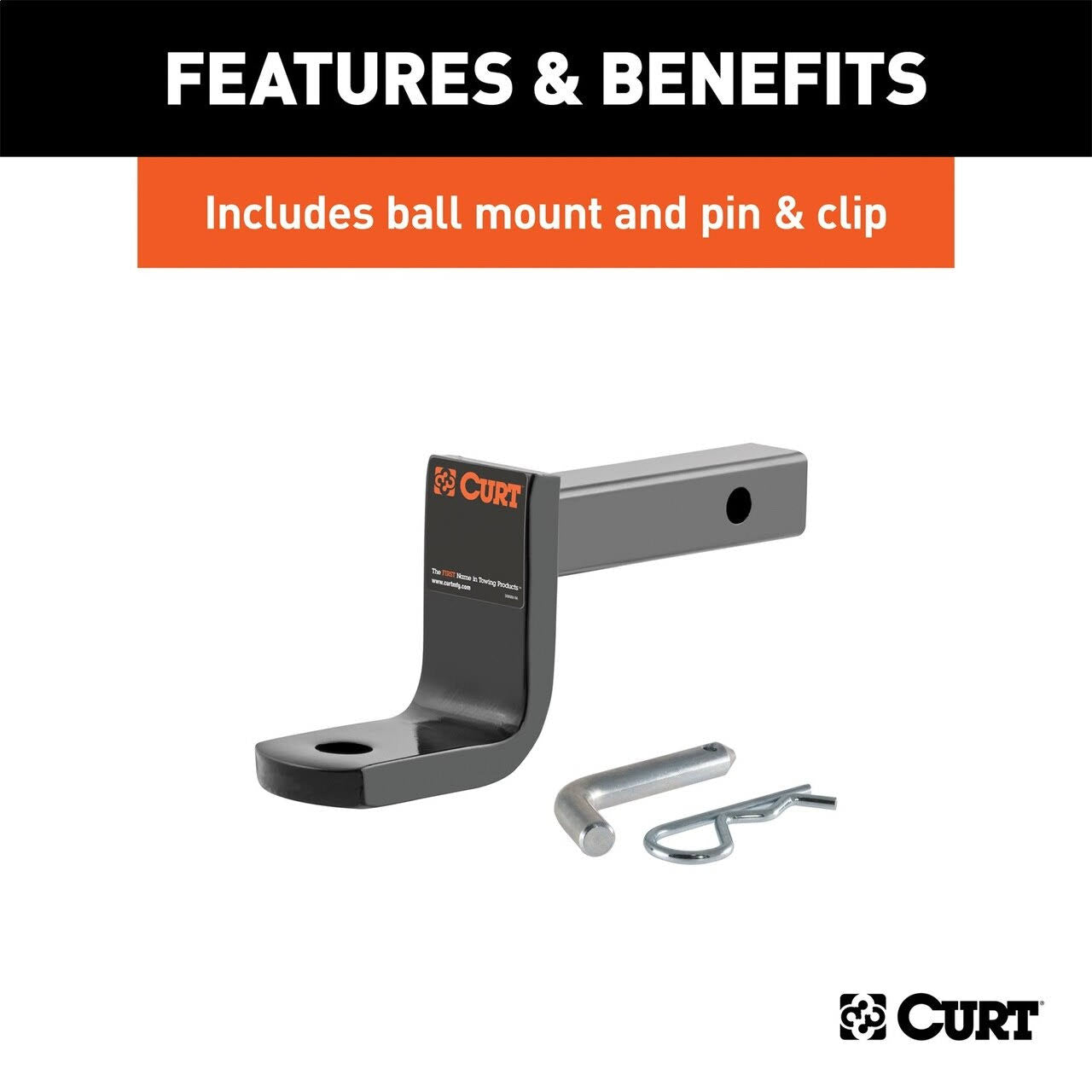 Class 2 Trailer Hitch with Ball Mount D6745