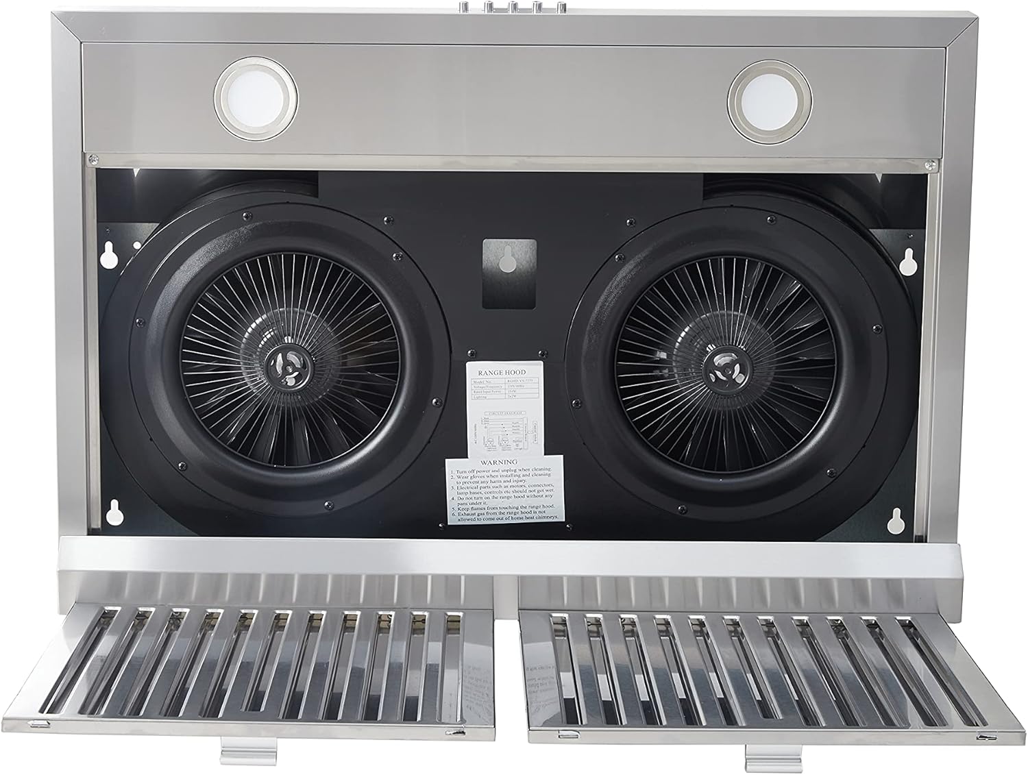 30 inch Under Cabinet Ducted Stainless Steel Range Hood with 3 Speed Exhaust Fan A32533