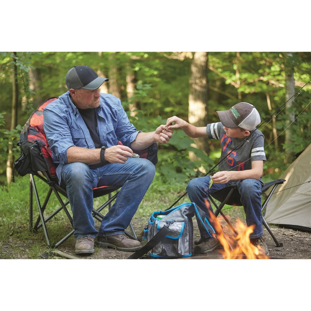 Oversized Folding Camping Chair with Padded Seats, 500-lb. Capacity V73688