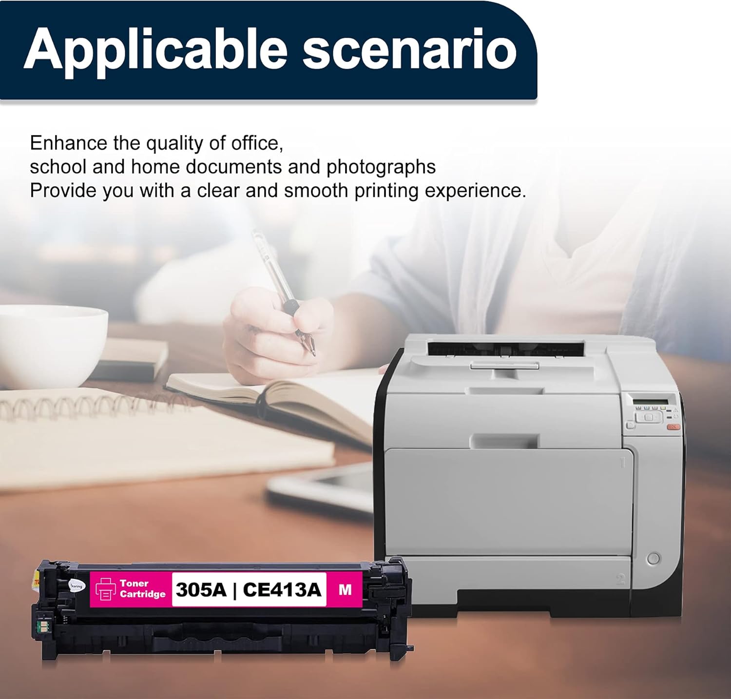 305A CE413A Remanufactured Toner Cartridge 3 Pack L170596