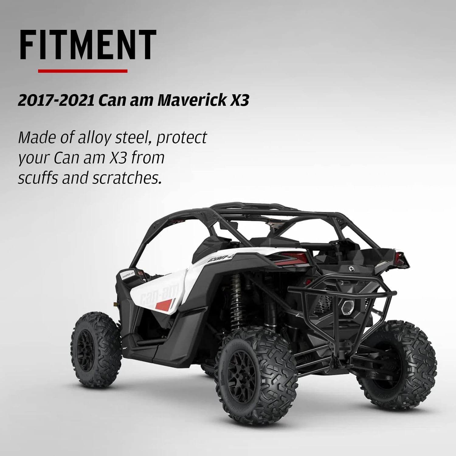 Heavy-duty Steel Tube UTV Rear Bumper Bar H9297