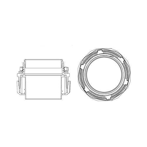 Liquid Tight Connectors - Straight - Insulated Throat - Zinc Die Cast D748642
