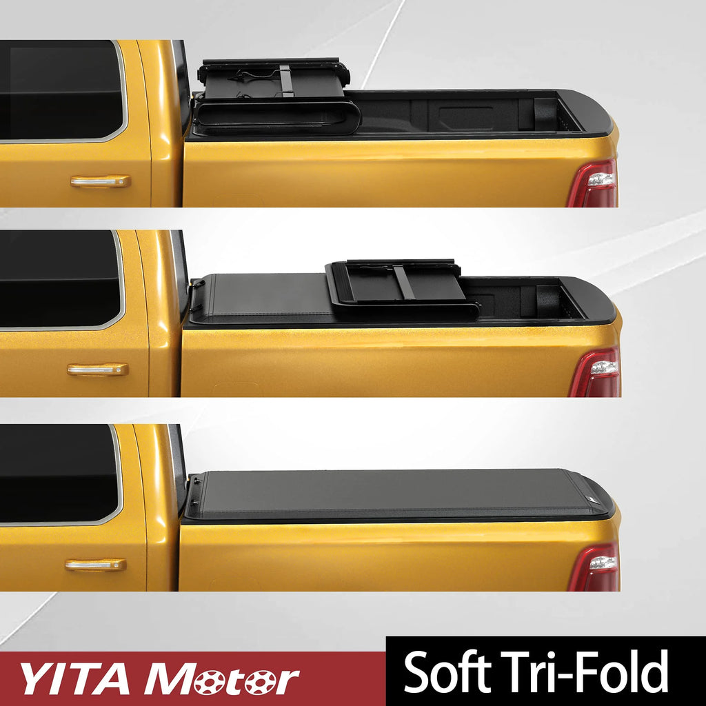 6 ft Soft Tri Fold Truck Bed Tonneau Cover C31259