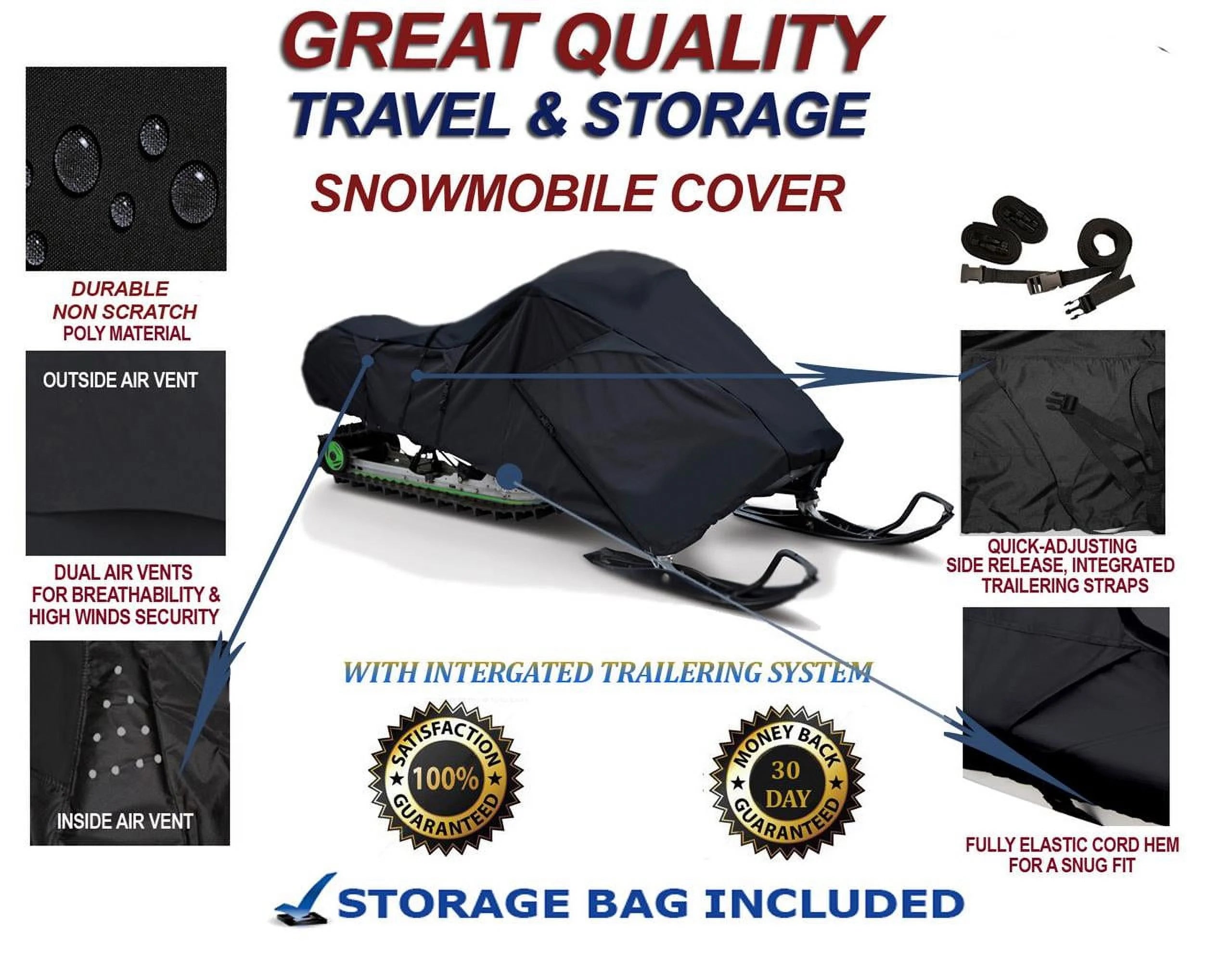 300D Snowmobile Travel and Storage Cover Q462181