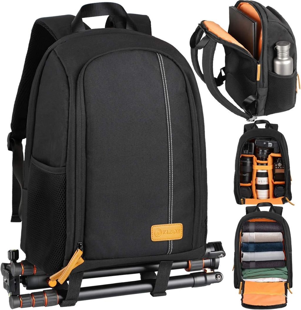 Waterproof Camera Backpack with 15 Inch Laptop Compartment U4577